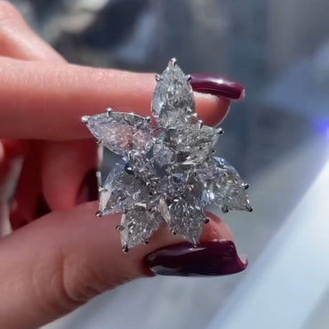 2.0Ctw Captivating Pear Cut White Sapphire Earrings-JEWELBUYS