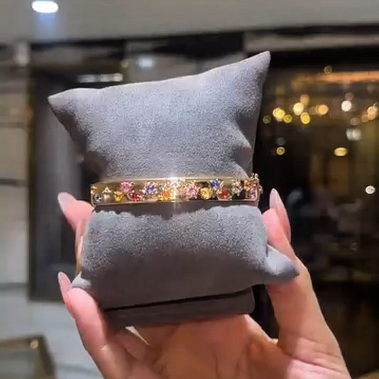 4.0Ctw Colorful Elegant Sapphire Bracelet-JEWELBUYS