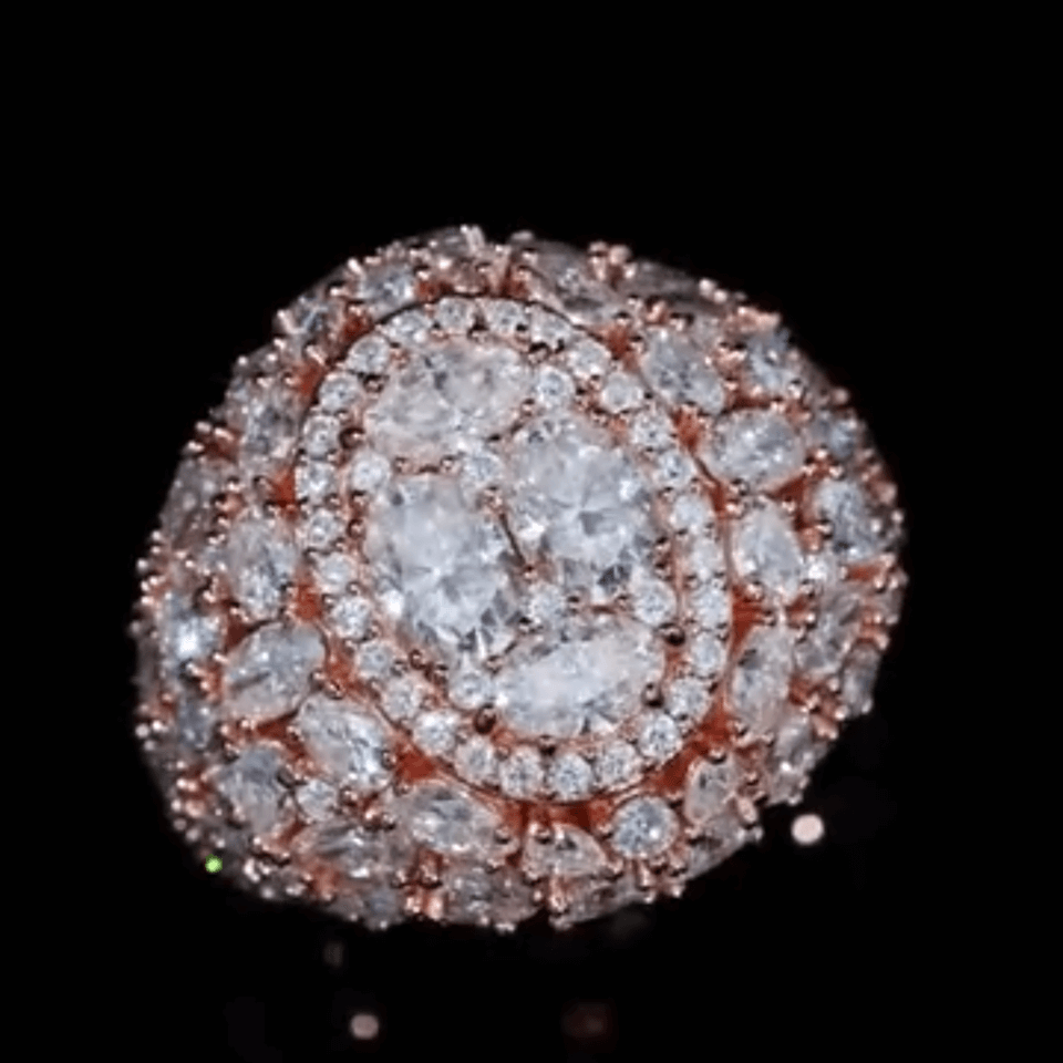 Sparkling 5ct Multi-Cut White Sapphire Engagement Ring-JEWELBUYS