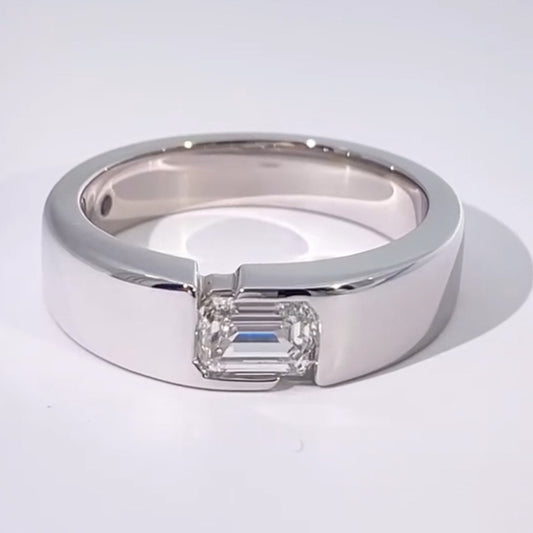 Beautiful White Sapphire Band Collection-JEWELBUYS