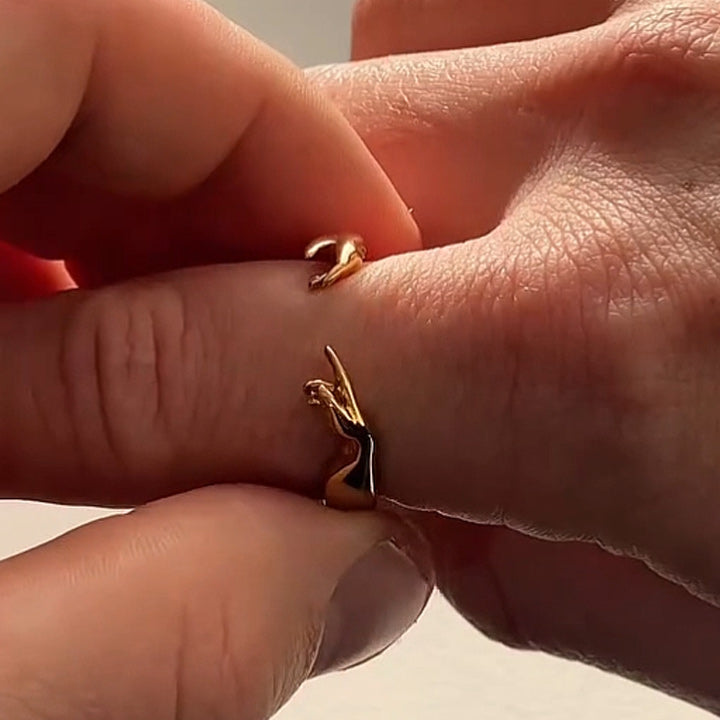 Personalized Finger Gold Ring-JEWELBUYS