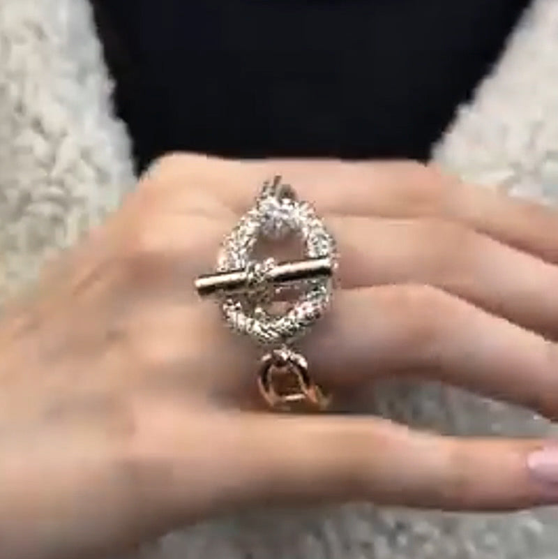 2.0 Ctw Bike Model Ring-JEWELBUYS