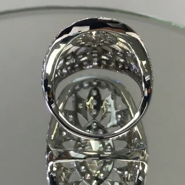 5ct 50's antique ring -JEWELBUYS