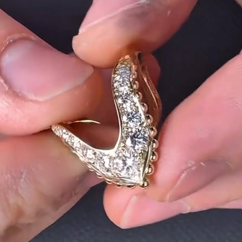 1ct Round Cut White Sapphire Cocktail Ring-JEWELBUYS
