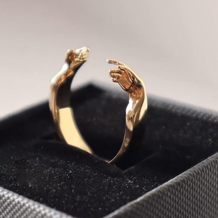 Personalized Finger Gold Ring-JEWELBUYS