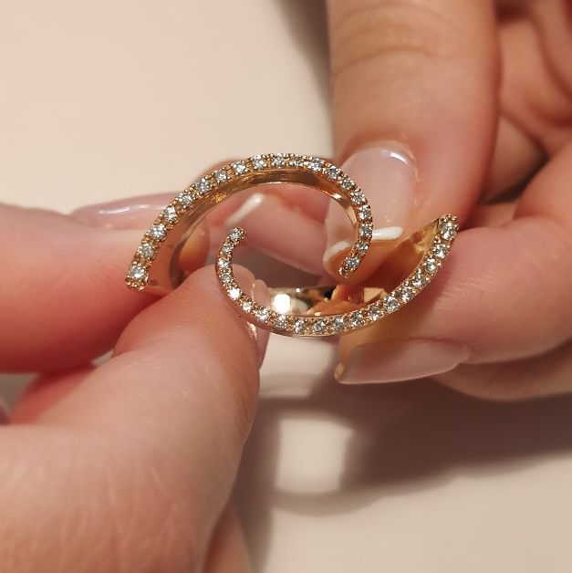 0.5 Carat Round Cut White Sapphire Ring -JEWELBUYS