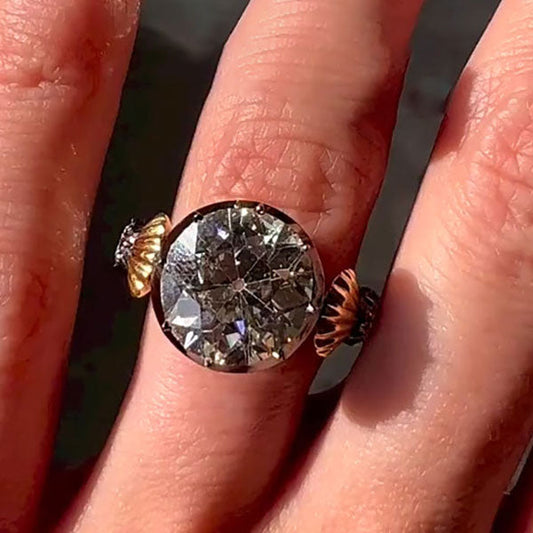 Dream Old European Cut Mermaid Diamond Ring - JEWELBUYS