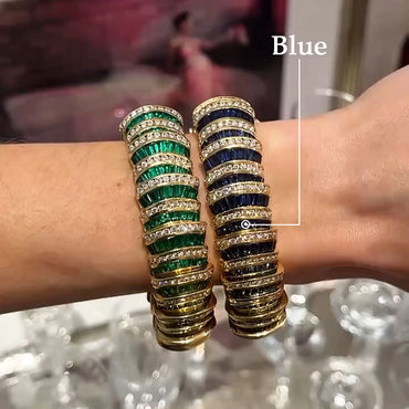 15Ctw Baguette and Round Cut Step Bracelet-JEWELBUYS