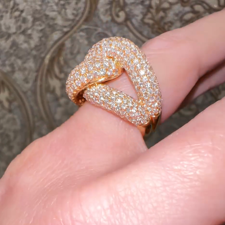 Exquisite 5 ctw Round Cut White Sapphire Ring -JEWELBUYS