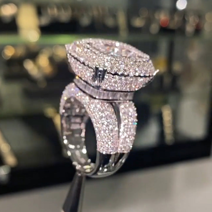 Classic Split Shank Pavé Men's Engagement Ring - JEWELBUYS