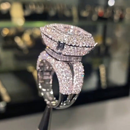 Classic Split Shank Pavé Men's Engagement Ring - JEWELBUYS