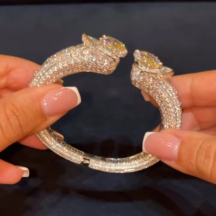 Gorgeous Oval Cut Diamond Bracelet - JEWELBUYS