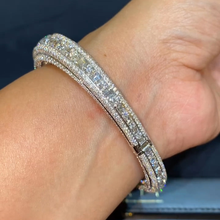 Gorgeous Oval Cut Diamond Bracelet - JEWELBUYS