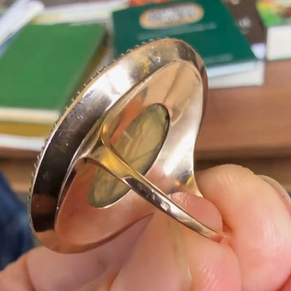 5.5Ctw pear-shaped sapphire franc trophy ring-JEWELBUYS