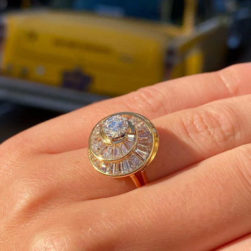 Unique Spiral Ladies Engagement Rings - JEWELBUYS