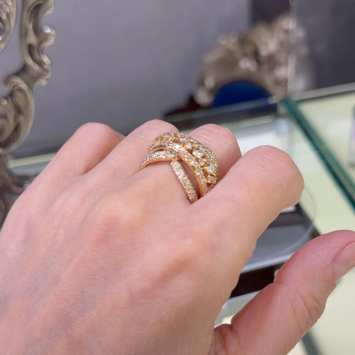 3.0Ctw Pear-shaped Round Sapphire Gold Ring-JEWELBUYS