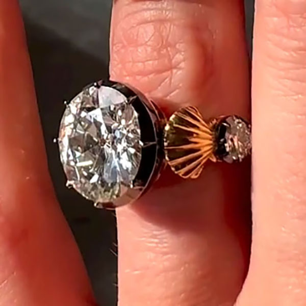 Dream Old European Cut Mermaid Diamond Ring - JEWELBUYS