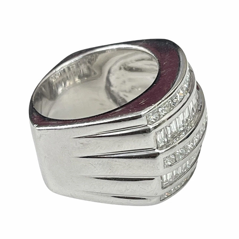 2.93Ctw Rectangular and Princess Cut Sapphire 5-Layer Ring - JEWELBUYS