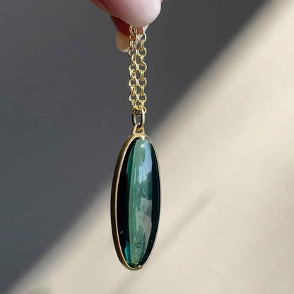 Elegant Green Tourmaline Pendant Earrings and Necklace-JEWELBUYS