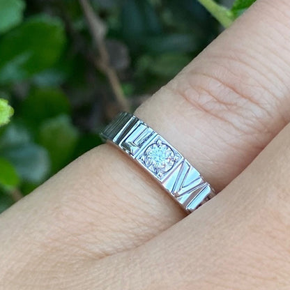 1.2Ct Love Sapphire Band- JEWELBUYS