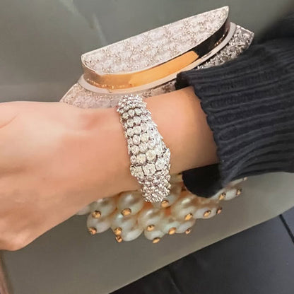 20ctw Scallop Pattern Conical Bomb Sapphire Bracelet-JEWELBUYS