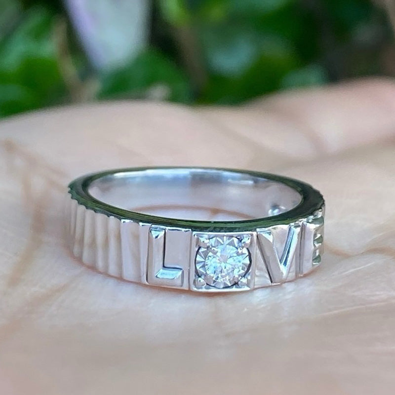 1.2Ct Love Sapphire Band- JEWELBUYS