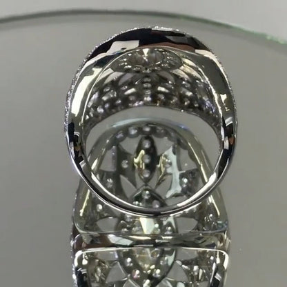 5ct 50's antique ring -JEWELBUYS