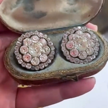 2.2Ctw Exquisite Vintage Sapphire Earrings-JEWELBUYS