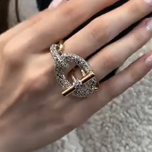 2.0 Ctw Bike Model Ring-JEWELBUYS