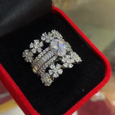 6ct Cocktail Gemstone Ring -JEWELBUYS