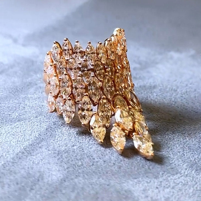 23.17ctw Marquise Luxury Gemstone Ring Collection -JEWELBUYS