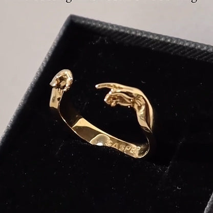 Personalized Finger Gold Ring-JEWELBUYS