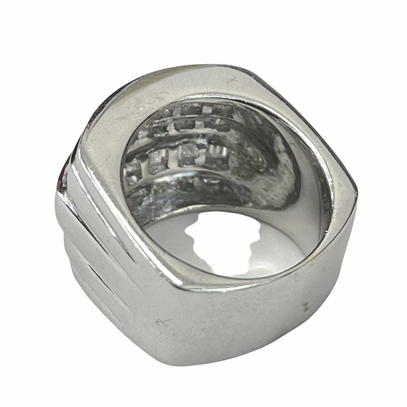 2.93Ctw Rectangular and Princess Cut Sapphire 5-Layer Ring - JEWELBUYS