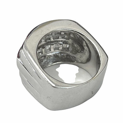 2.93Ctw Rectangular and Princess Cut Sapphire 5-Layer Ring - JEWELBUYS