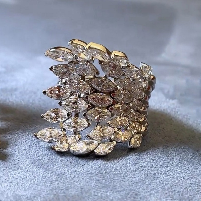 23.17ctw Marquise Luxury Gemstone Ring Collection -JEWELBUYS