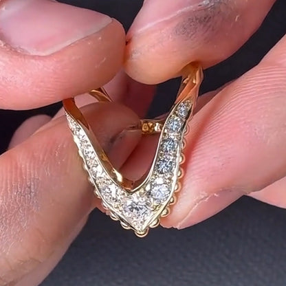 1ct Round Cut White Sapphire Cocktail Ring-JEWELBUYS