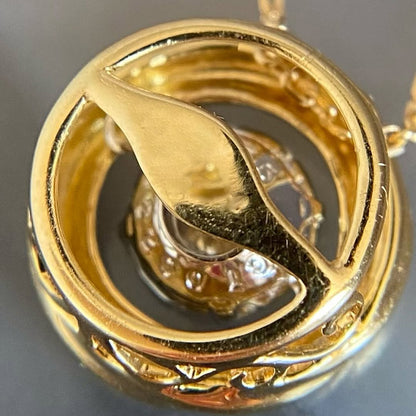 0.56ctw Round Cut Dancing Sapphire Pendant Necklace-JEWELBUYS