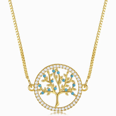 Exquisite Multi Tree of Life Necklace -JEWELBUYS