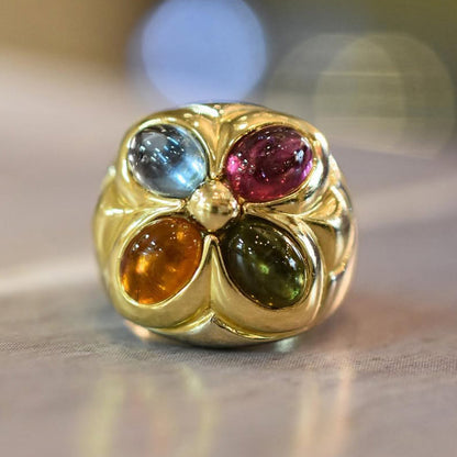 6.0ctw Cabochon Vintage Ring-JEWELBUYS