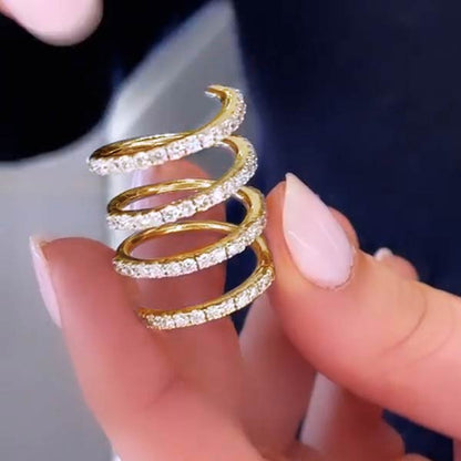 1.0ctw Spiral Ring -JEWELBUYS