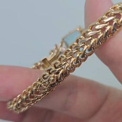 16Ct Emerald-Cut Aquamarine Cute Bracelet-JEWELBUYS