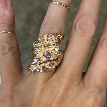 2.0Ctw Exquisite Vintage Round Sapphire Art Ring-JEWELBUYS