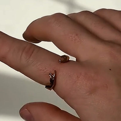 Personalized Finger Gold Ring-JEWELBUYS