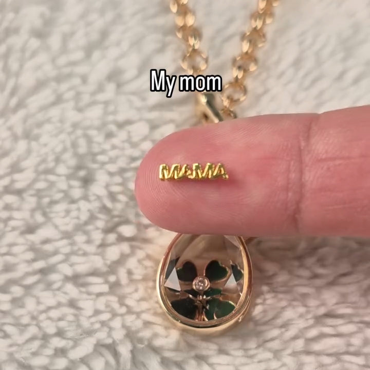 Pear-shaped halo can be freely combined with various protective pendant necklaces-JEWELBUYS