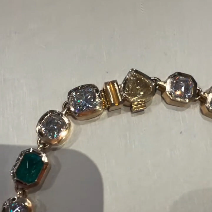 102Ctw Mixed-Cut Multicolor Sapphire Necklace-JEWELBUYS