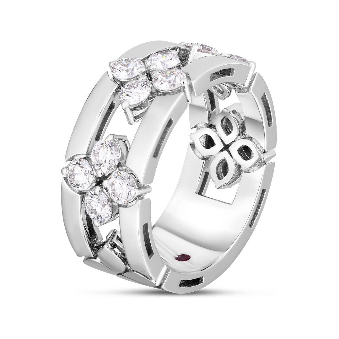 1ctw Round Cut Open Frame Gemstone Ring -JEWELBUYS