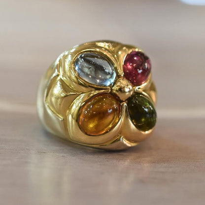 6.0ctw Cabochon Vintage Ring-JEWELBUYS