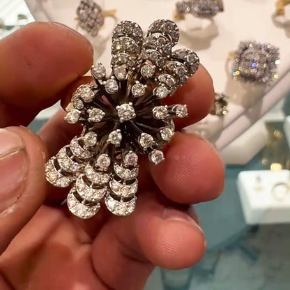 2.5Ctw Sparkling Sapphire Cocktail Ring- JEWELBUYS