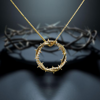 0.6ctw Crown Of Thorns Pendant-JEWELBUYS