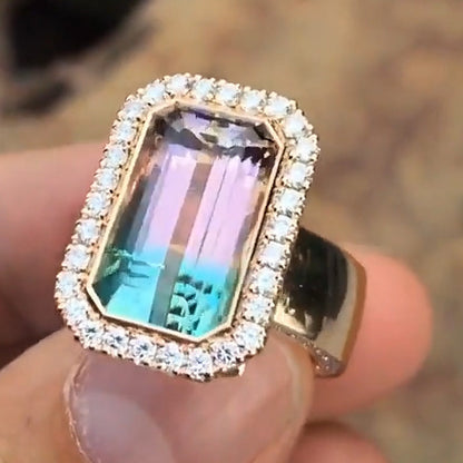8Ctw Gorgeous Sapphire Illusion Ring-JEWELBUYS